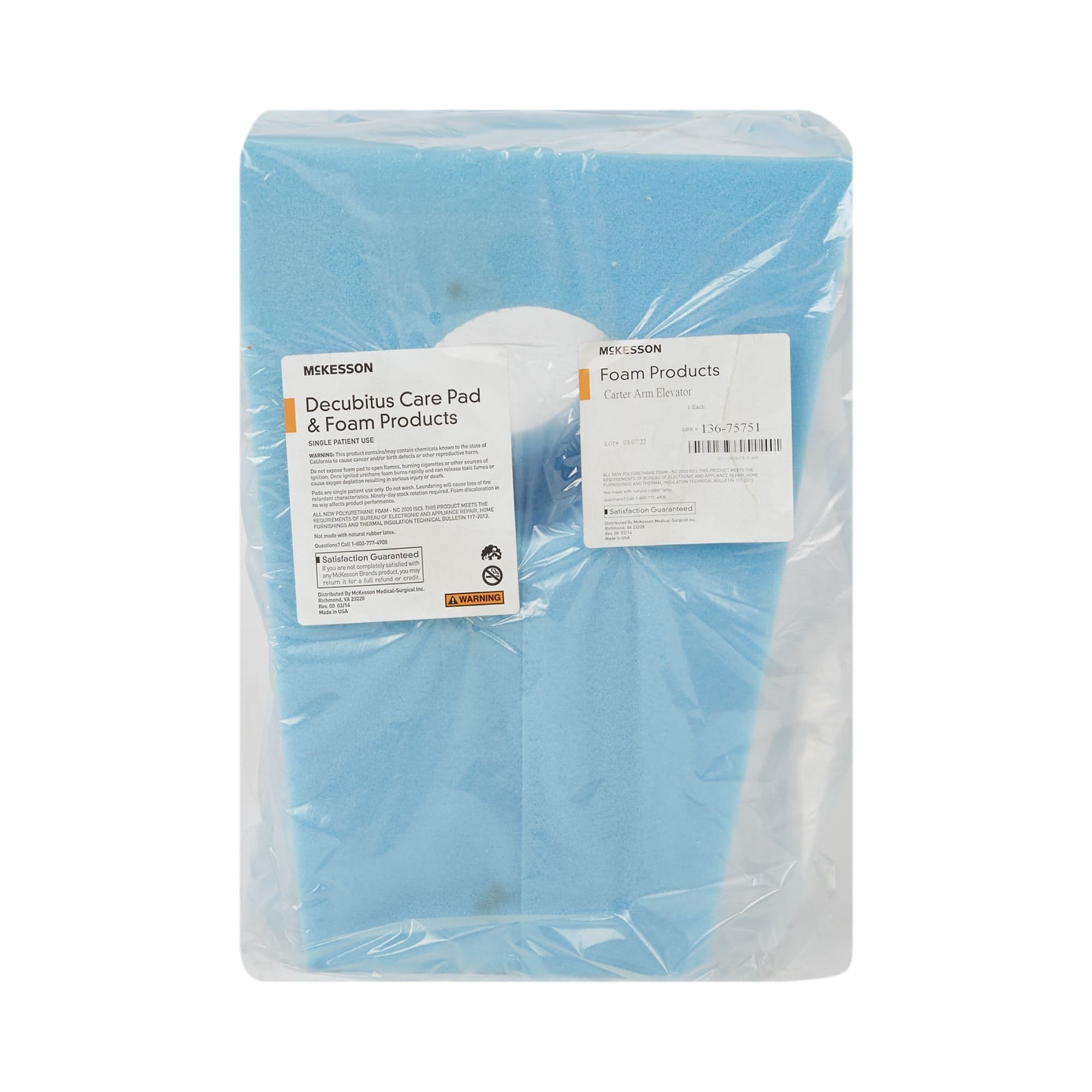 McKesson Carter Arm Elevator Blue, 12 W x 9 D x 16 H Inch - Case of 5 - Image 1