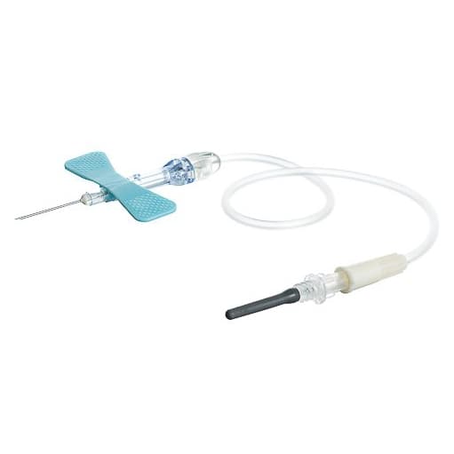 Greiner Bio-One Safety Blood Collection Set with Luer Adapter, 23 Gauge, 3/4 Inch, 4 Inch Tubing - Case of 1080 - Image 1