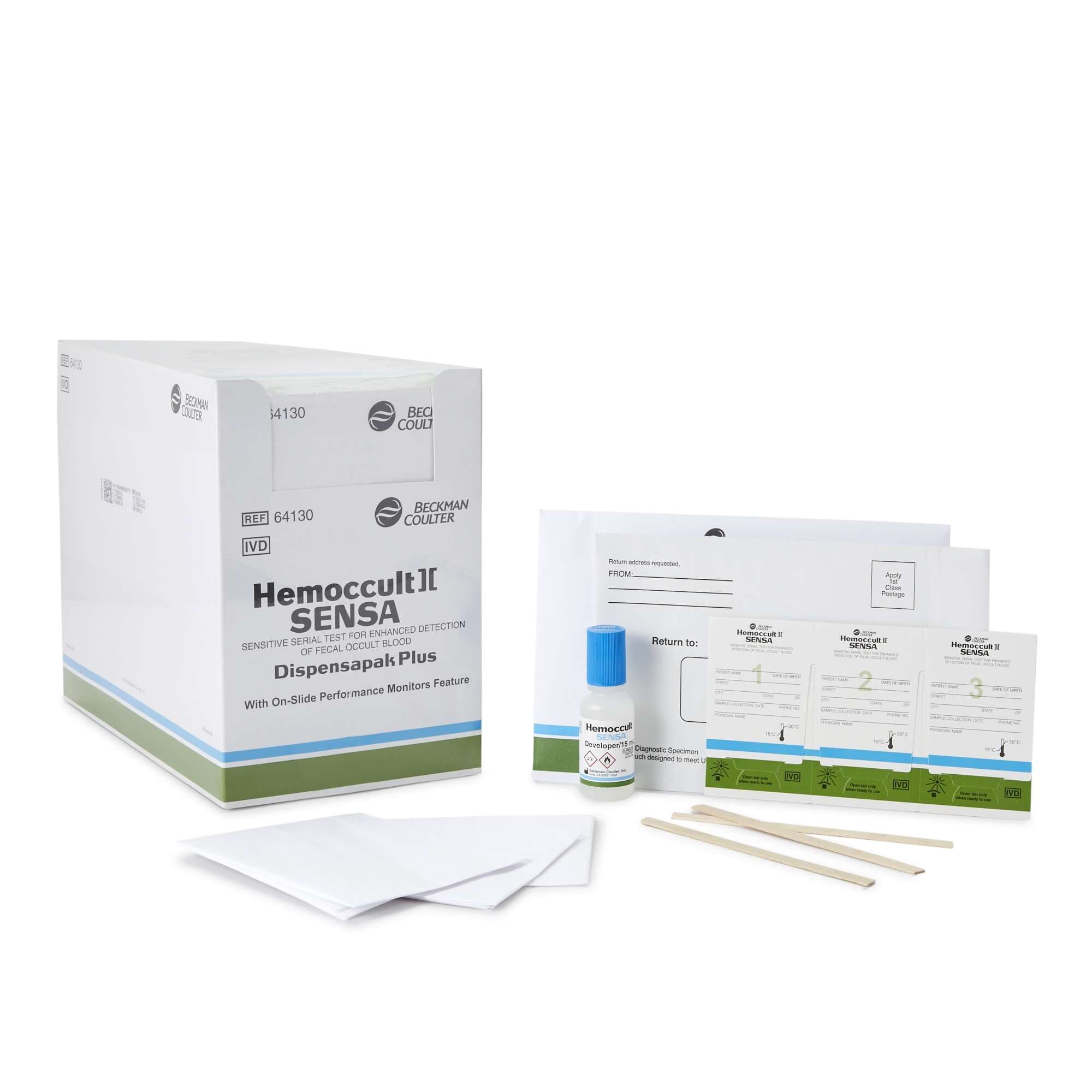 Hemoccult Sensa Dispensapak Plus Fecal Occult Blood Test Kit - Box of 40 - Image 1