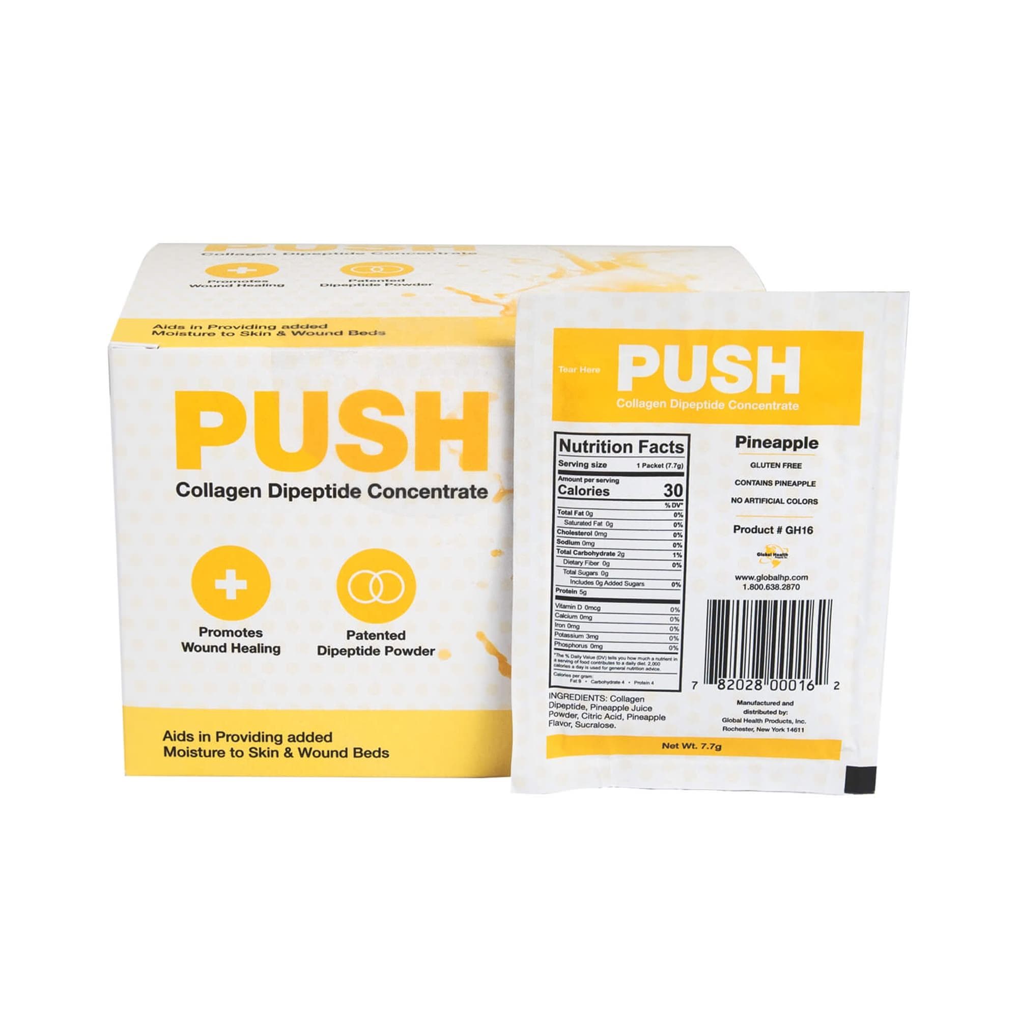 PUSH Collagen Dipeptide Concentrate Oral Supplement, 7.7 Gram - Case of 180 - Image 1