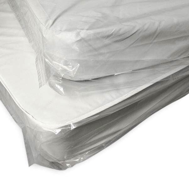 Medline Clear Vinyl Mattress Cover, 40" × 10" × 90" - Case of 30 - Image 1