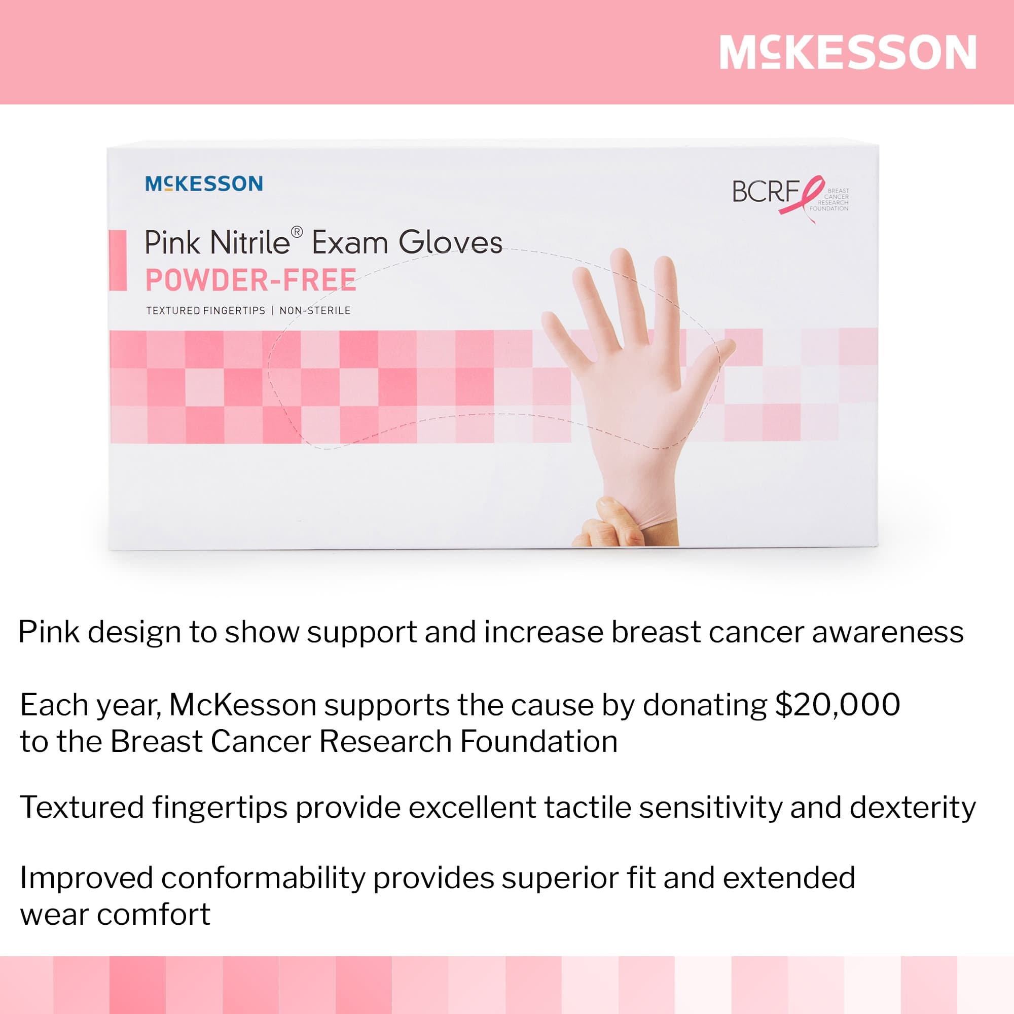 McKesson Nitrile Powder-Free Exam Gloves - Image 4
