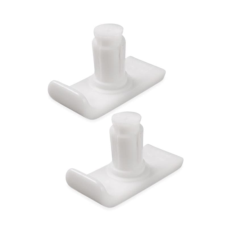Healthsmart Walker Ski Glides, Fits 7/8" and 1" - Pair of 2