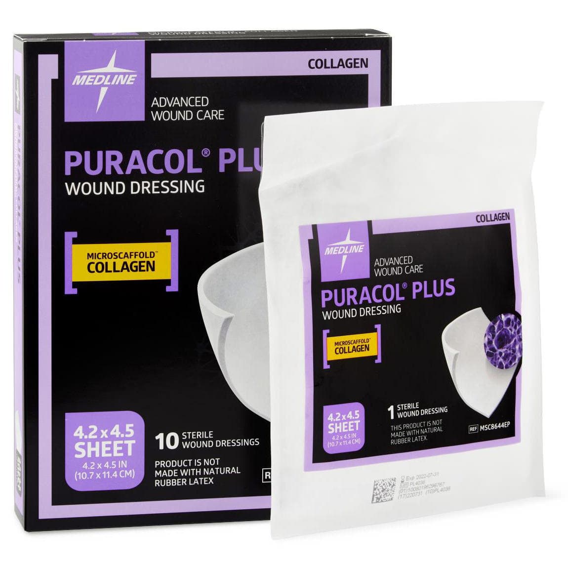 Puracol Plus Collagen Wound Dressing, Sterile - Image 1