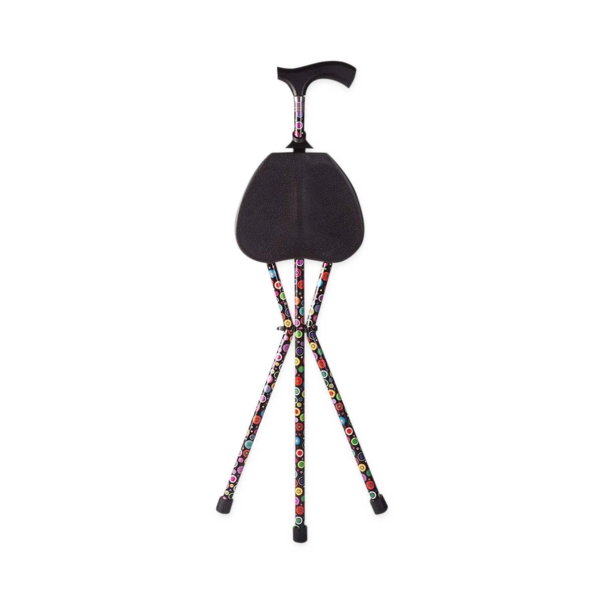 Healthsmart SwitchSticks Walking Cane Seat Sticks, 34'', Bubbles - Image 2