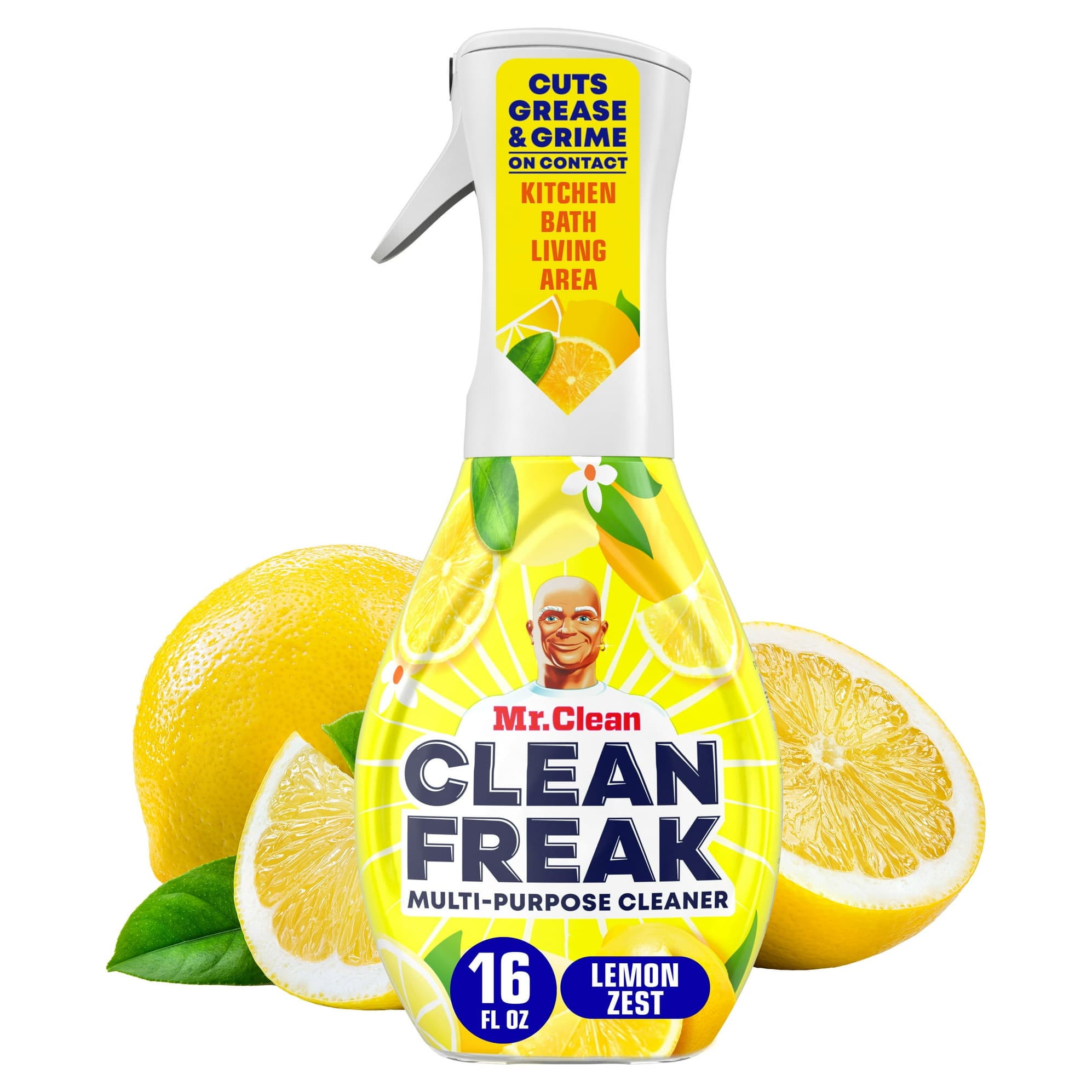 Mr. Clean Clean Freak All Purpose Cleaner Spray, Lemon Scent, 16 oz - Case of 6 - Image 1