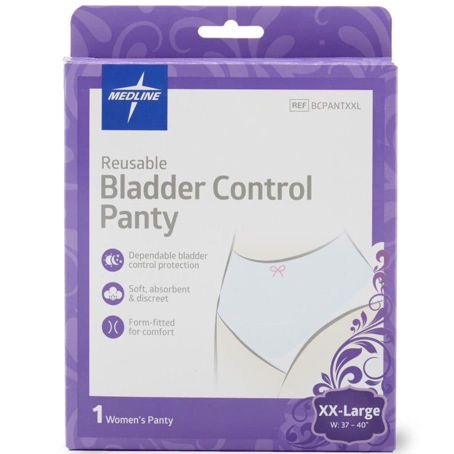 Medline Reusable Light Incontinence Pants, Women, 2XLarge - Image 1
