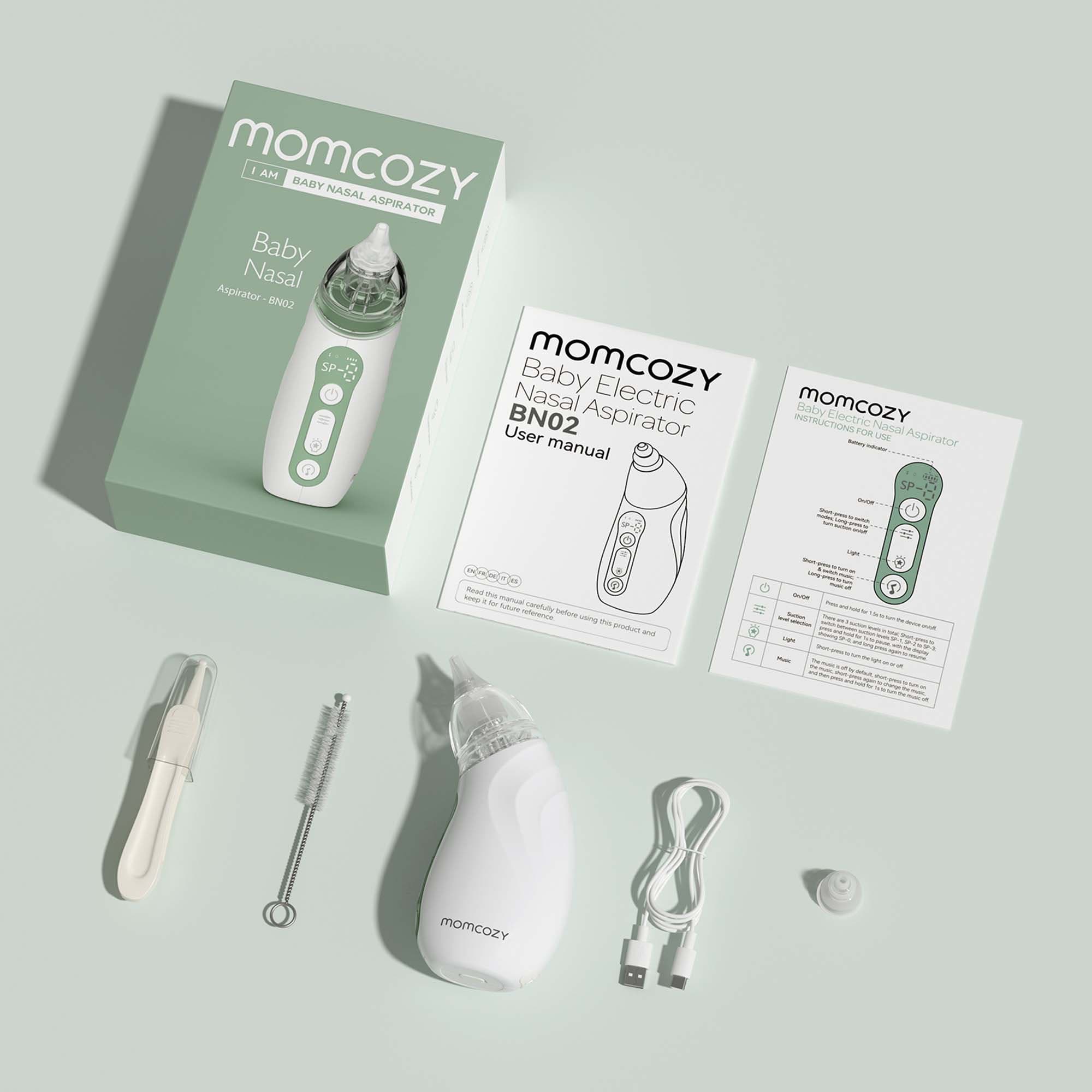 Momcozy Electrical Nasal Aspirator, Ultra-soft Tip - Each - Image 3