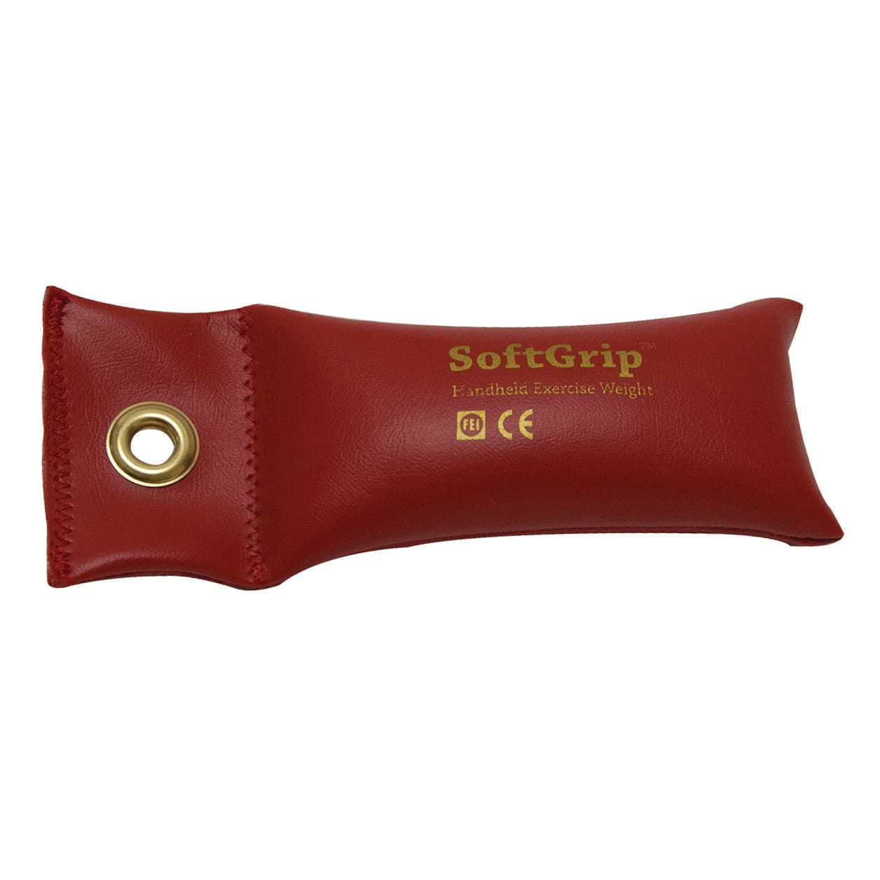 CanDo SoftGrip Hand Weights, Red, 1.5 Lbs - Image 1