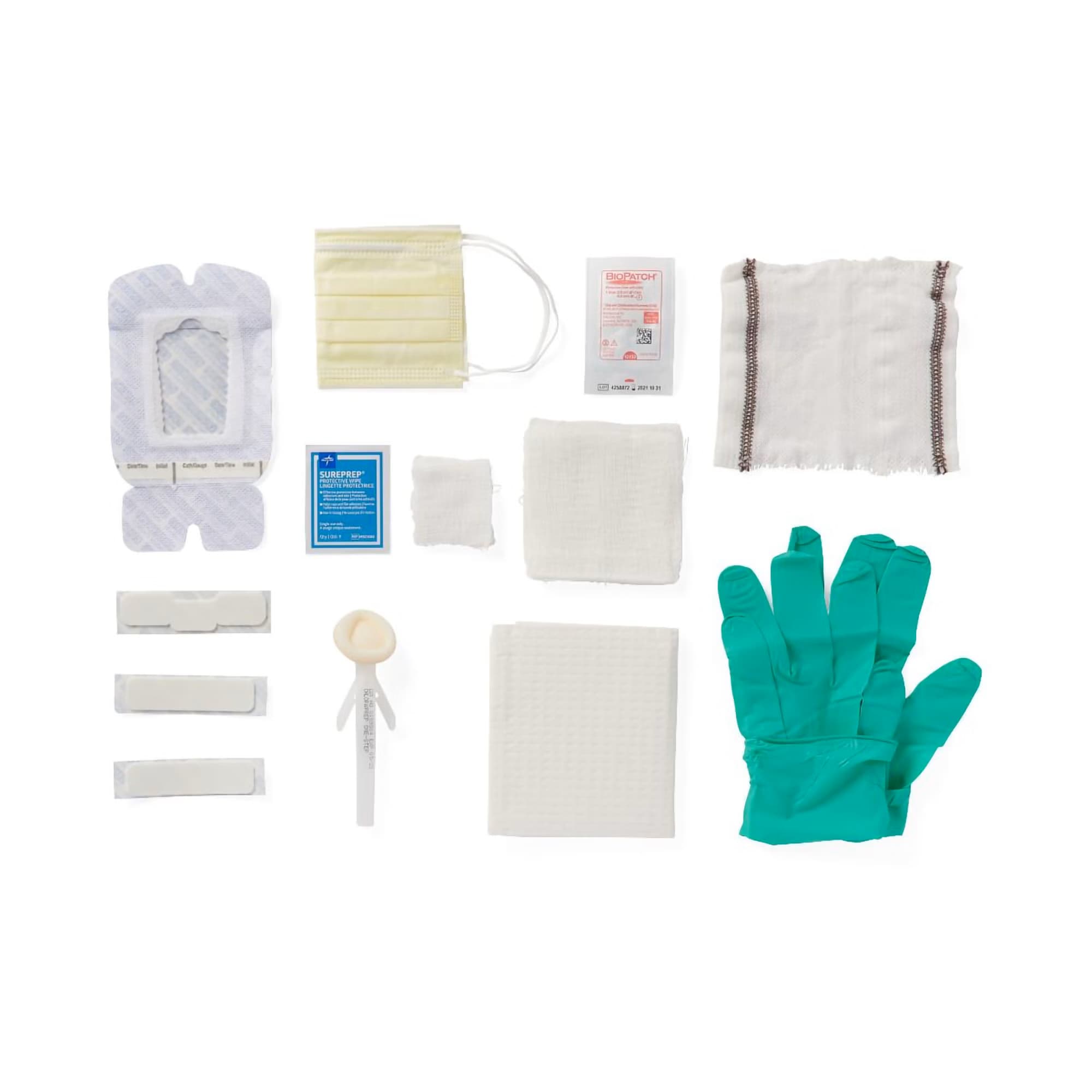 Medline Centurion PICC Line Dressing Change Trays with Bipoatch - Image 1