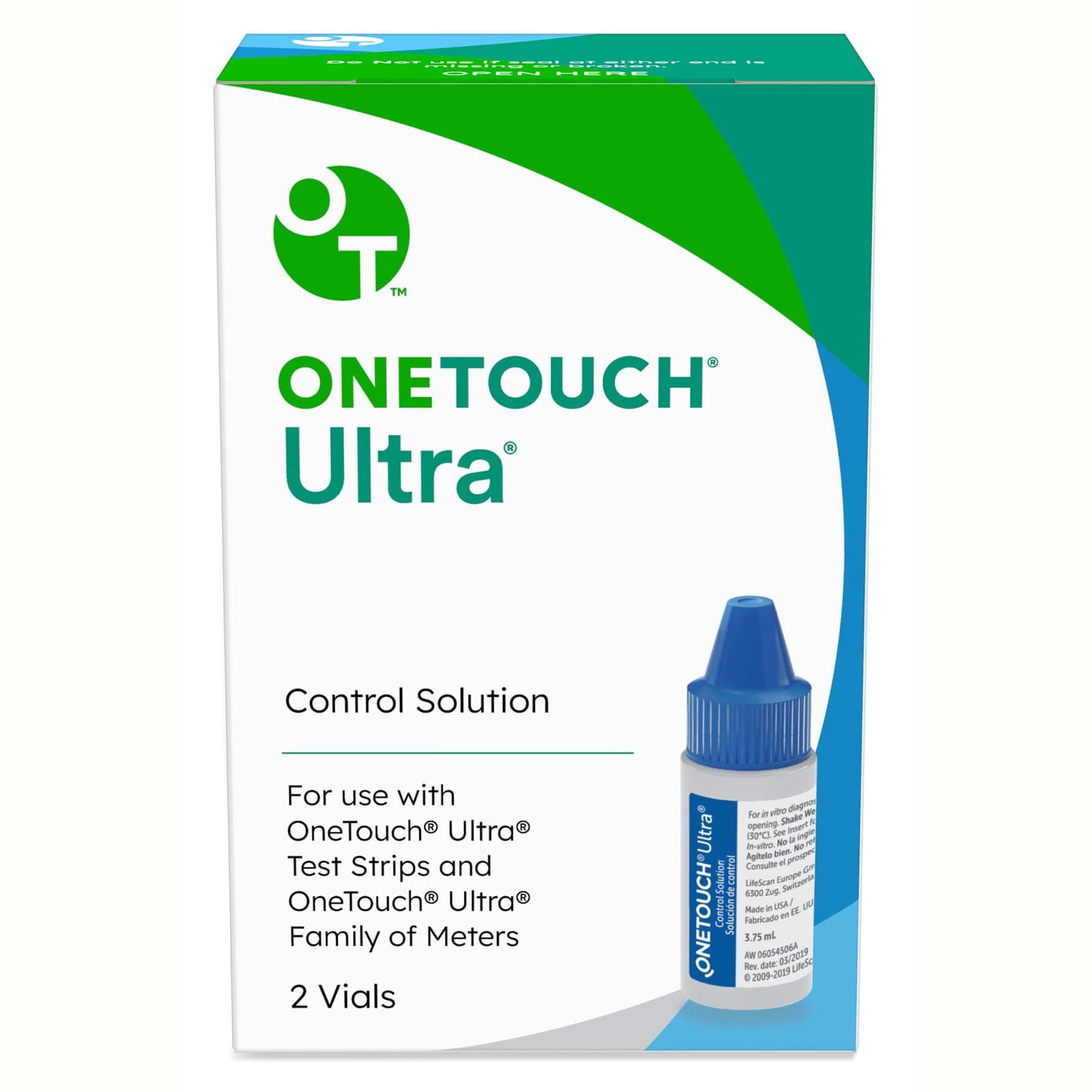 One Touch Ultra Blood Glucose Control Solution Level 1 and 2 - Image 3