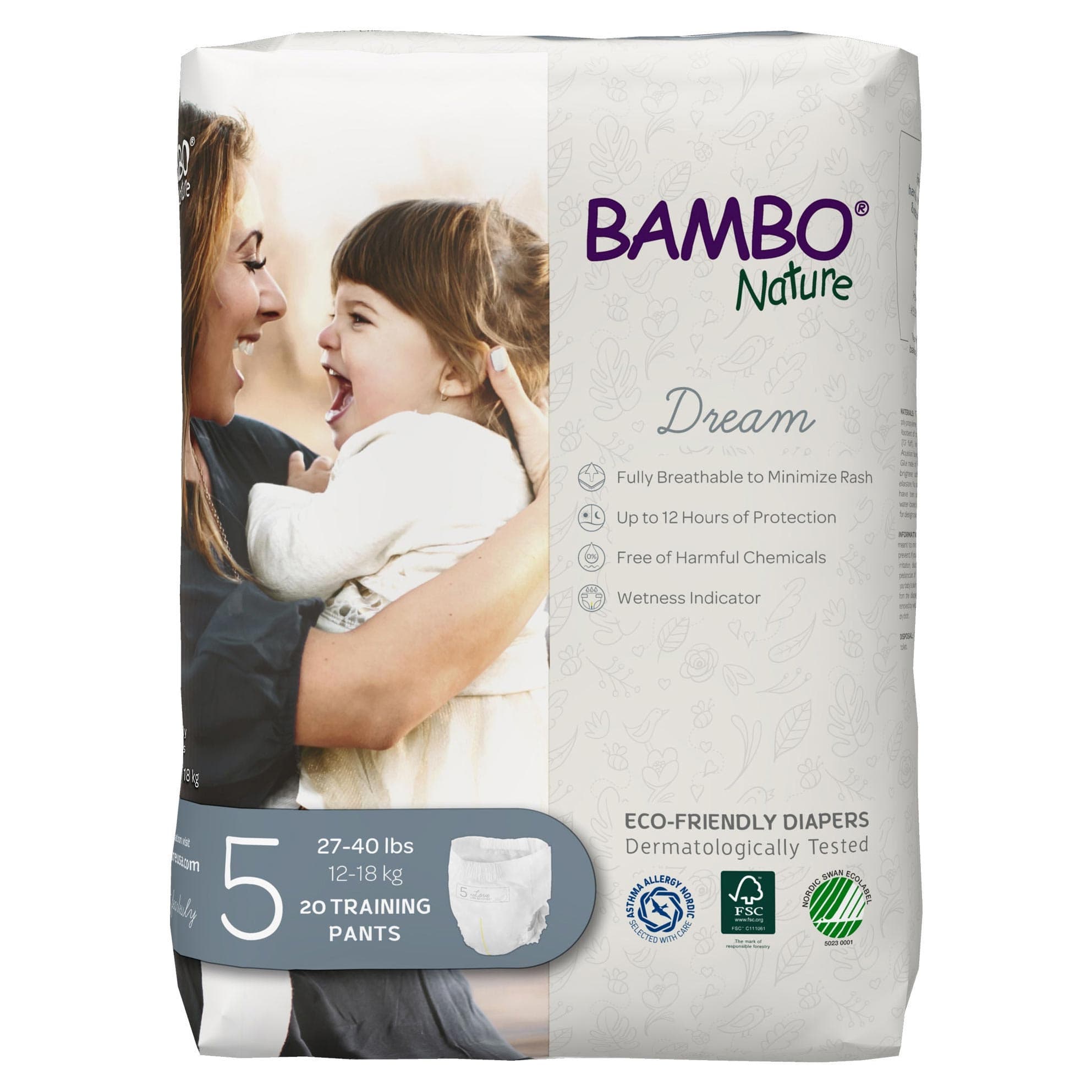 Bambo Nature Dream Toddler Unisex Training Pants - Image 2