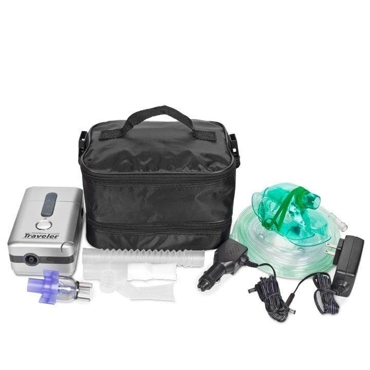 DeVilbiss Traveler Portable Compressor Nebulizer System - Image 2