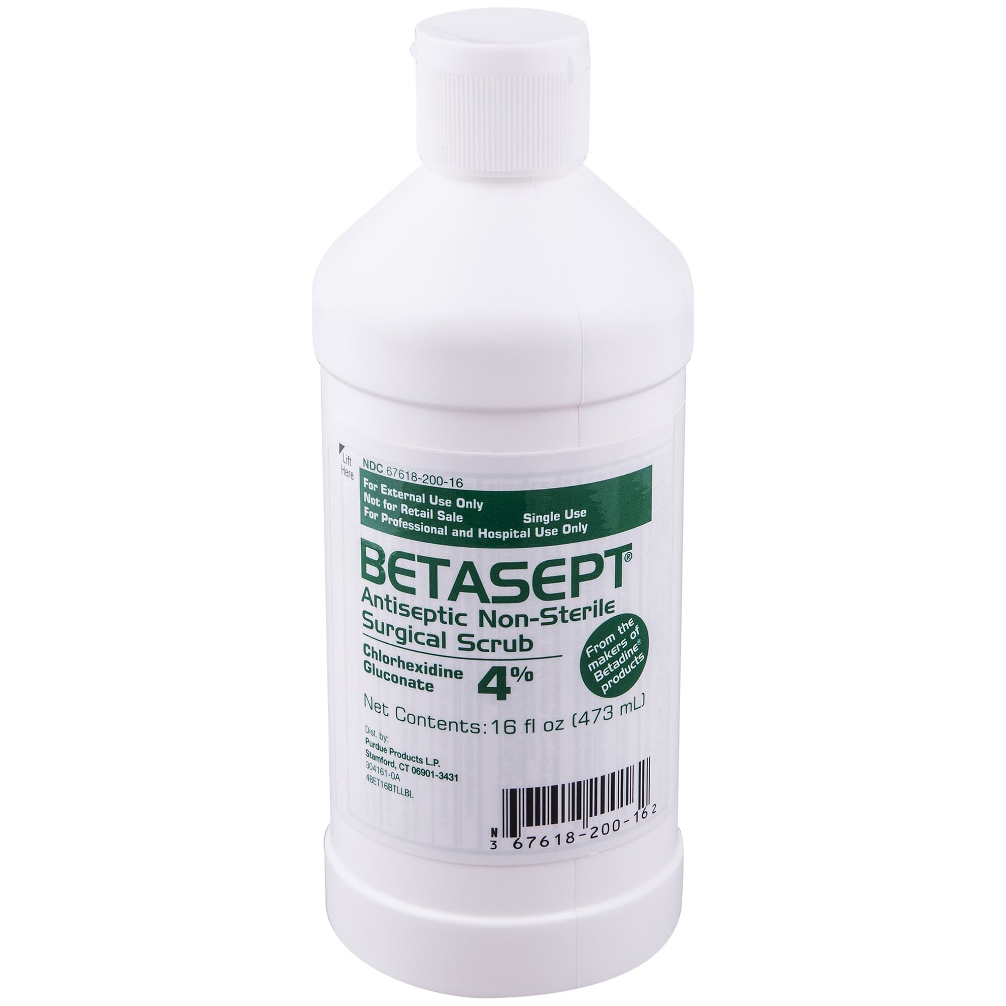 Betasept Antiseptic Surgical Scrub Solution, 4 % CHG, 16 oz - Each - Image 1