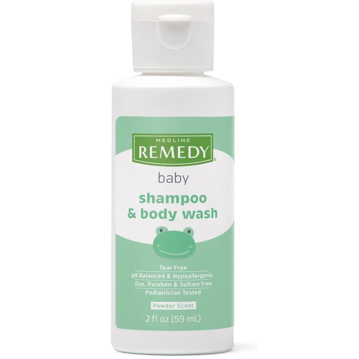 Remedy Baby Shampoo and Body Wash, Powder Scent, 2 oz - Case of 144 - Image 1