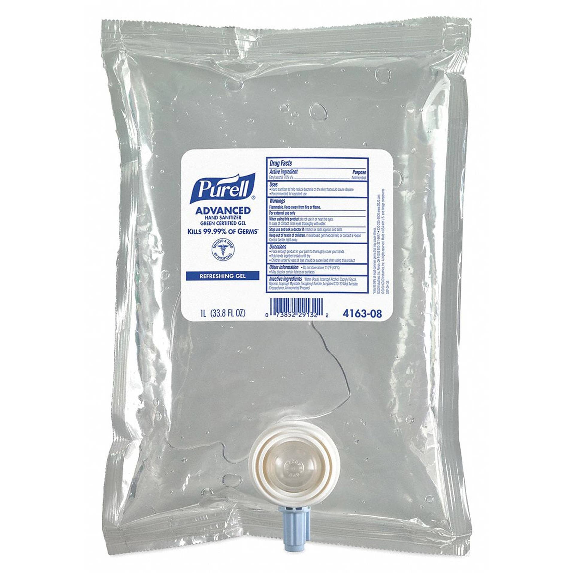 Purell Advanced Hand Sanitizer Gel Refill for CS2 Dispensing System - Image 1