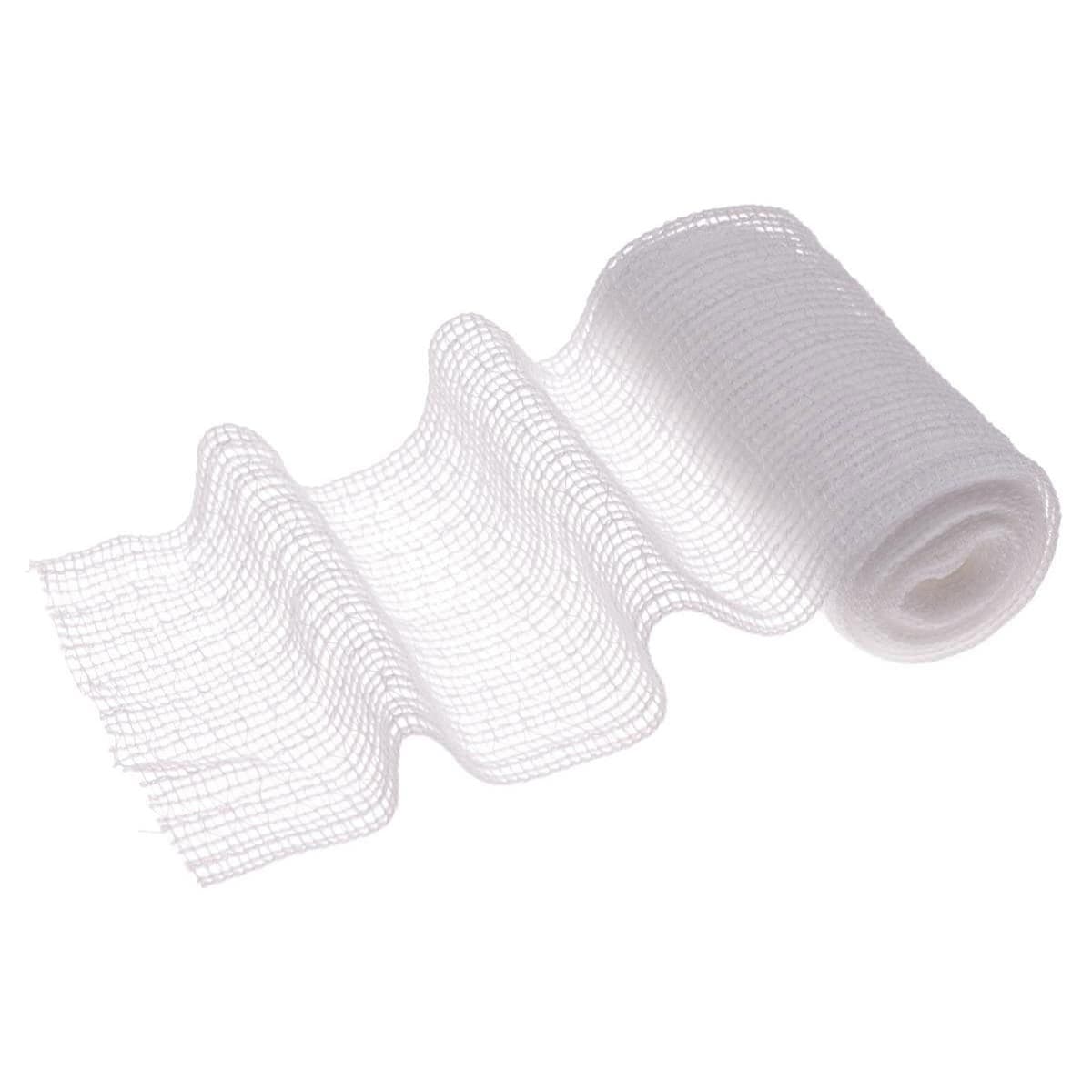 Medline Nonsterile Conforming Stretch Gauze Bandages, 4" x 75" - Each - Image 1