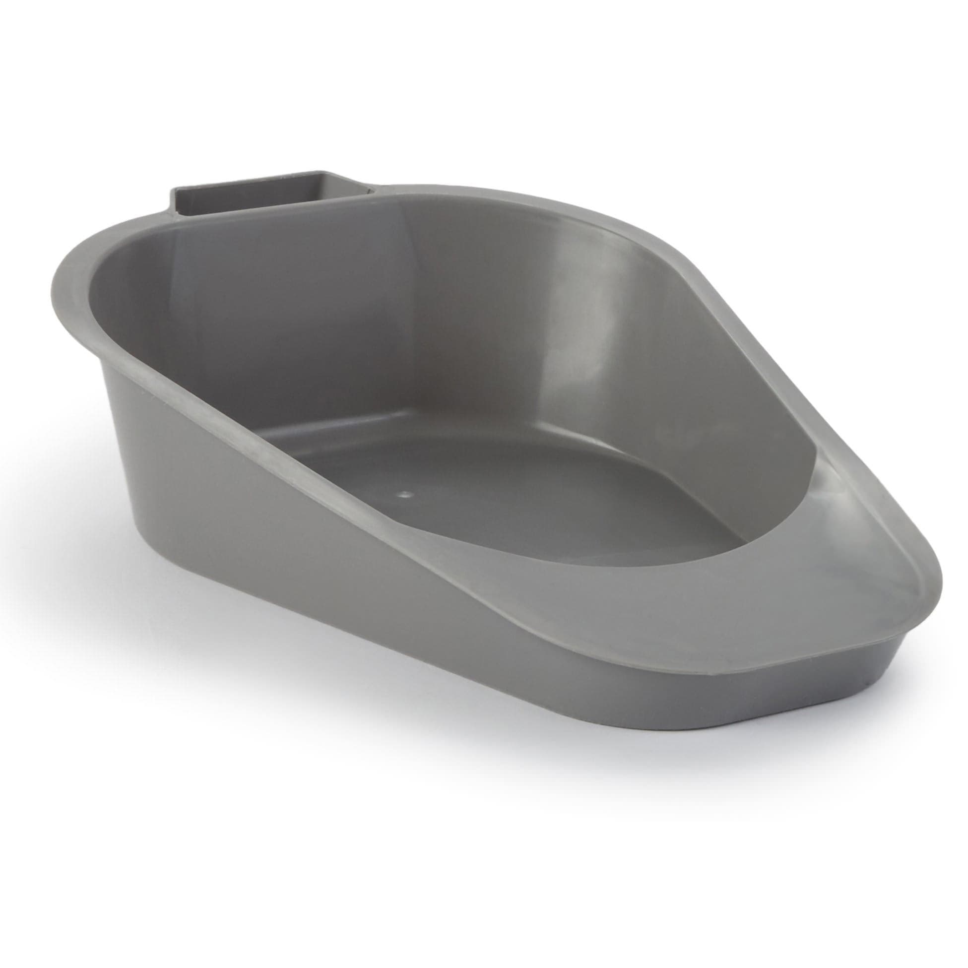 McKesson Fracture Bedpan Gray Female Single Patient Use, 13 L Inch - Case of 50 - Image 1