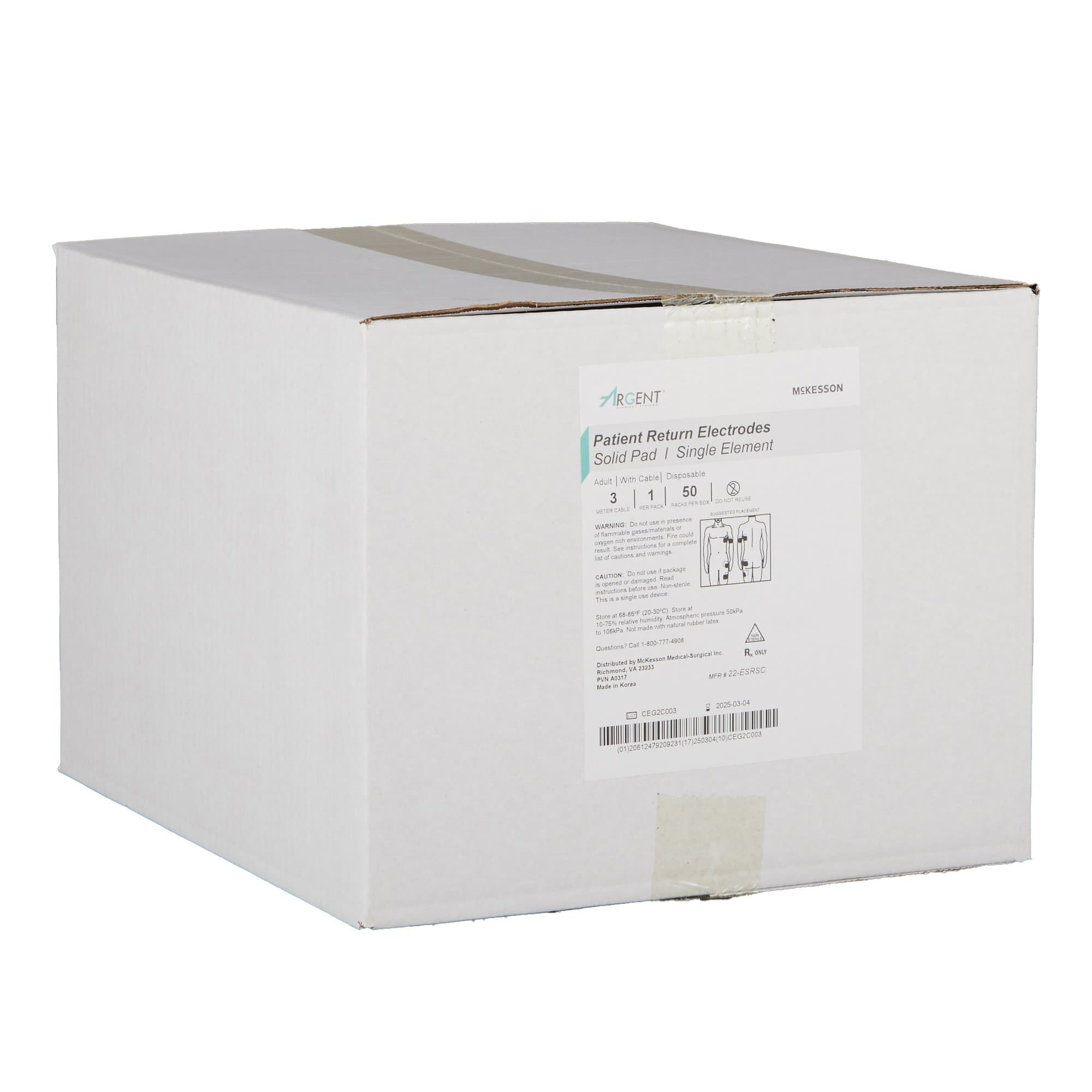 McKesson Argent Patient Return Electrode - Image 4