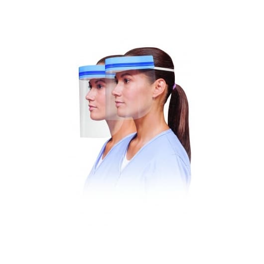 Crosstex Wraparound Face Shield, 9 Inch Length - Case of 108 - Image 1