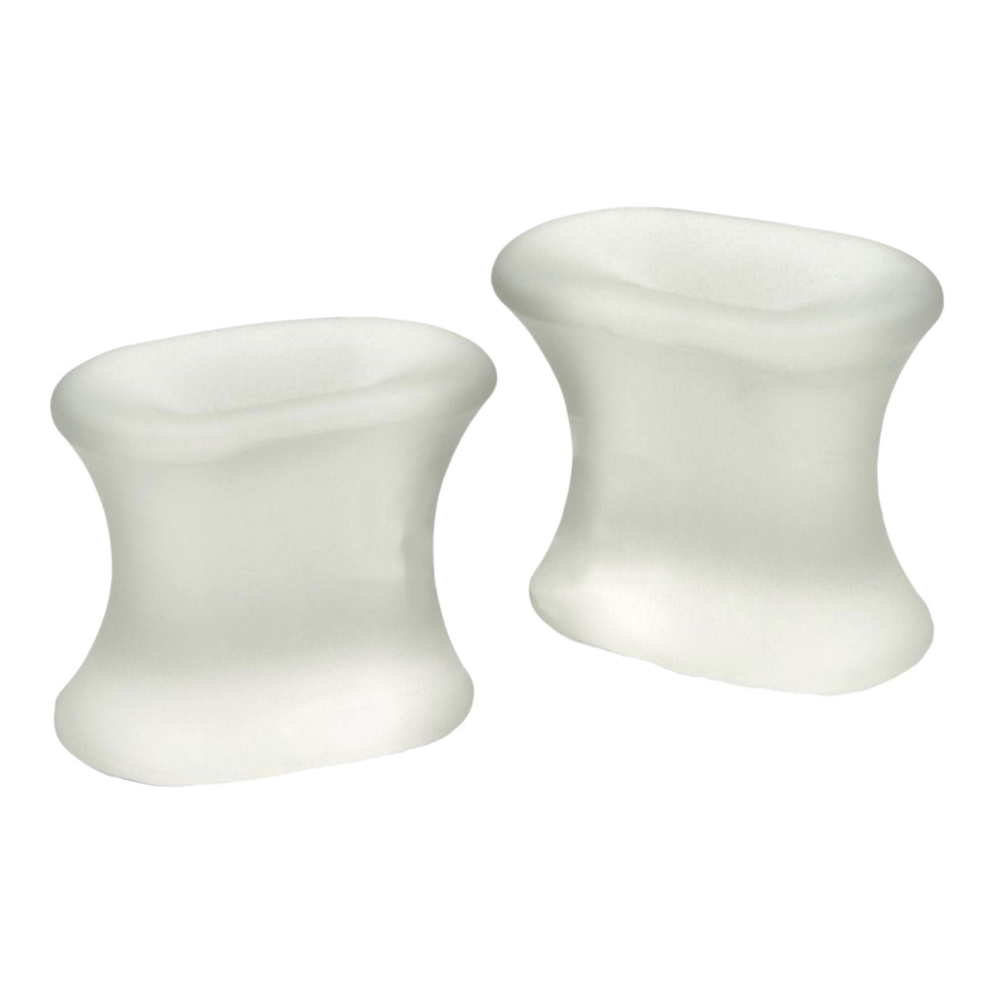 Gel Toe Spreaders Toe Spacer Opaque Without Closure Toe, Small - Package of 4 - Image 1