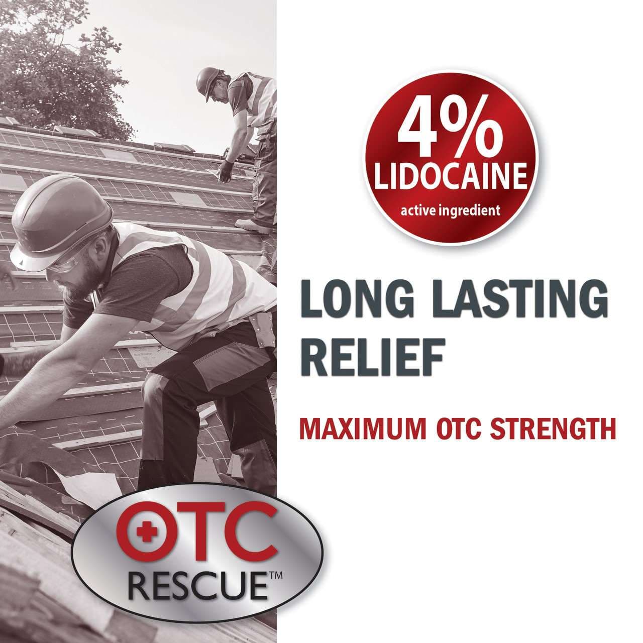 OTC RESCUE Lidocaine Patch Topical Pain Relief - Image 4