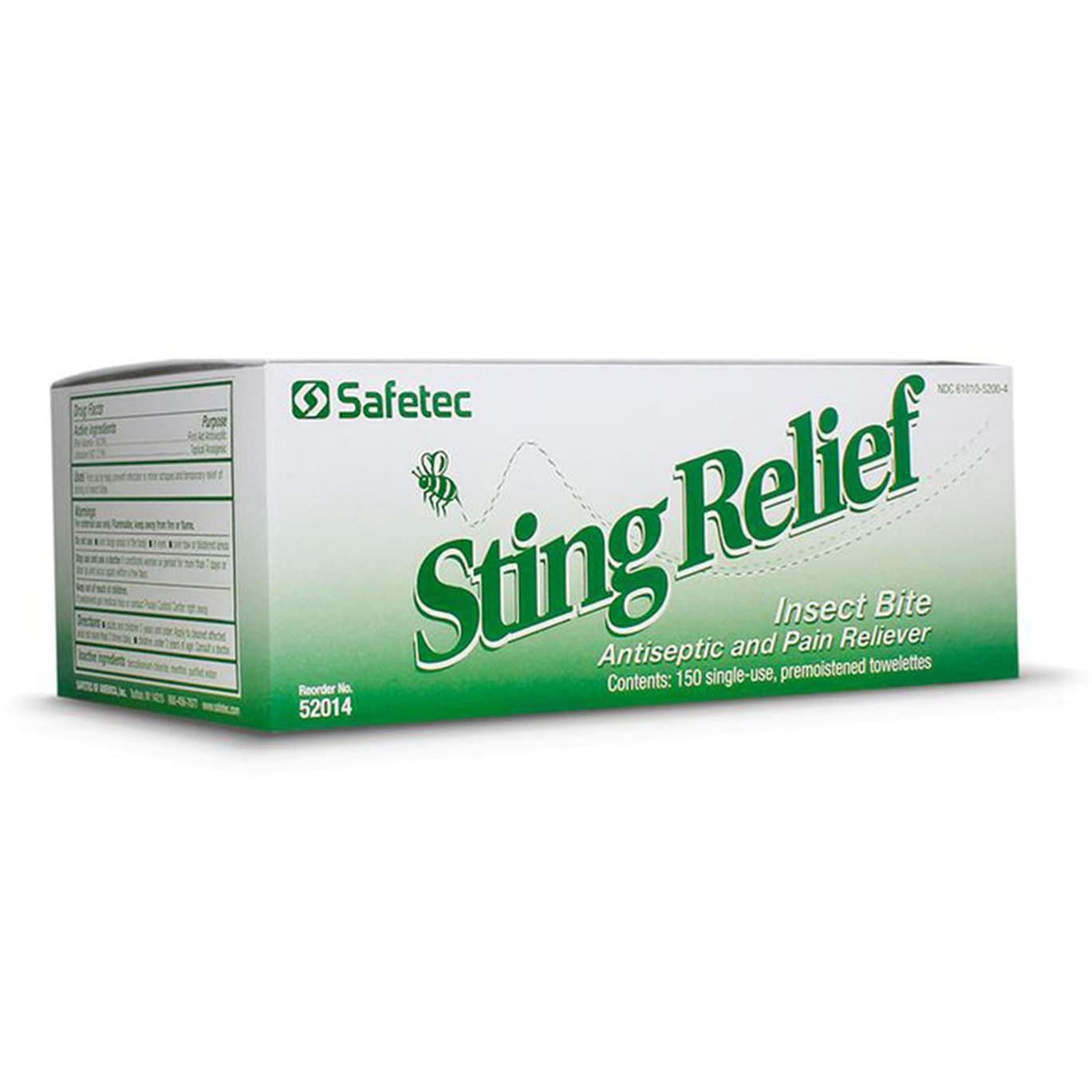 Safetec Sting Relief Insect Bite Antiseptic and Pain Reliever - Image 2