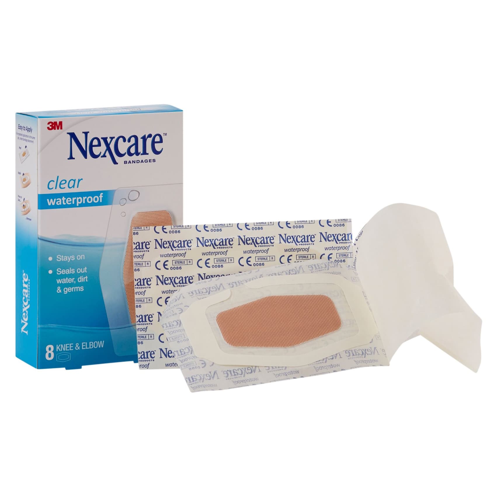 3M Nexcare Waterproof Bandage Knee and Elbow