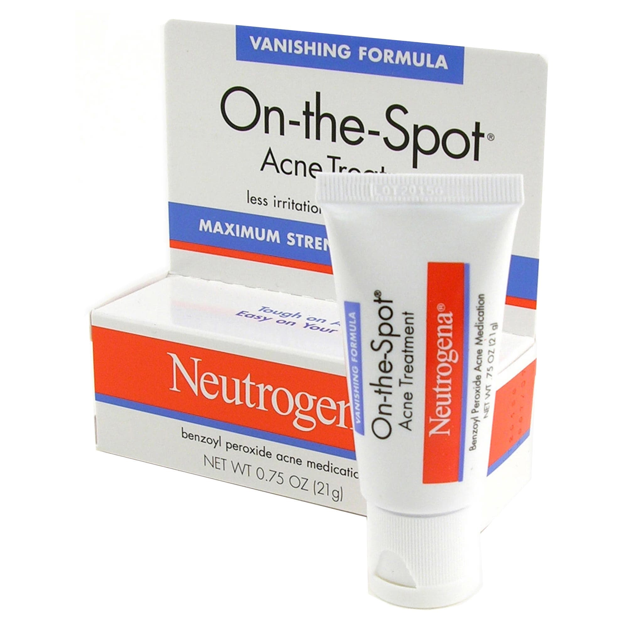 Neutrogena On the Spot Acne Treatment Cream, 0.75 oz