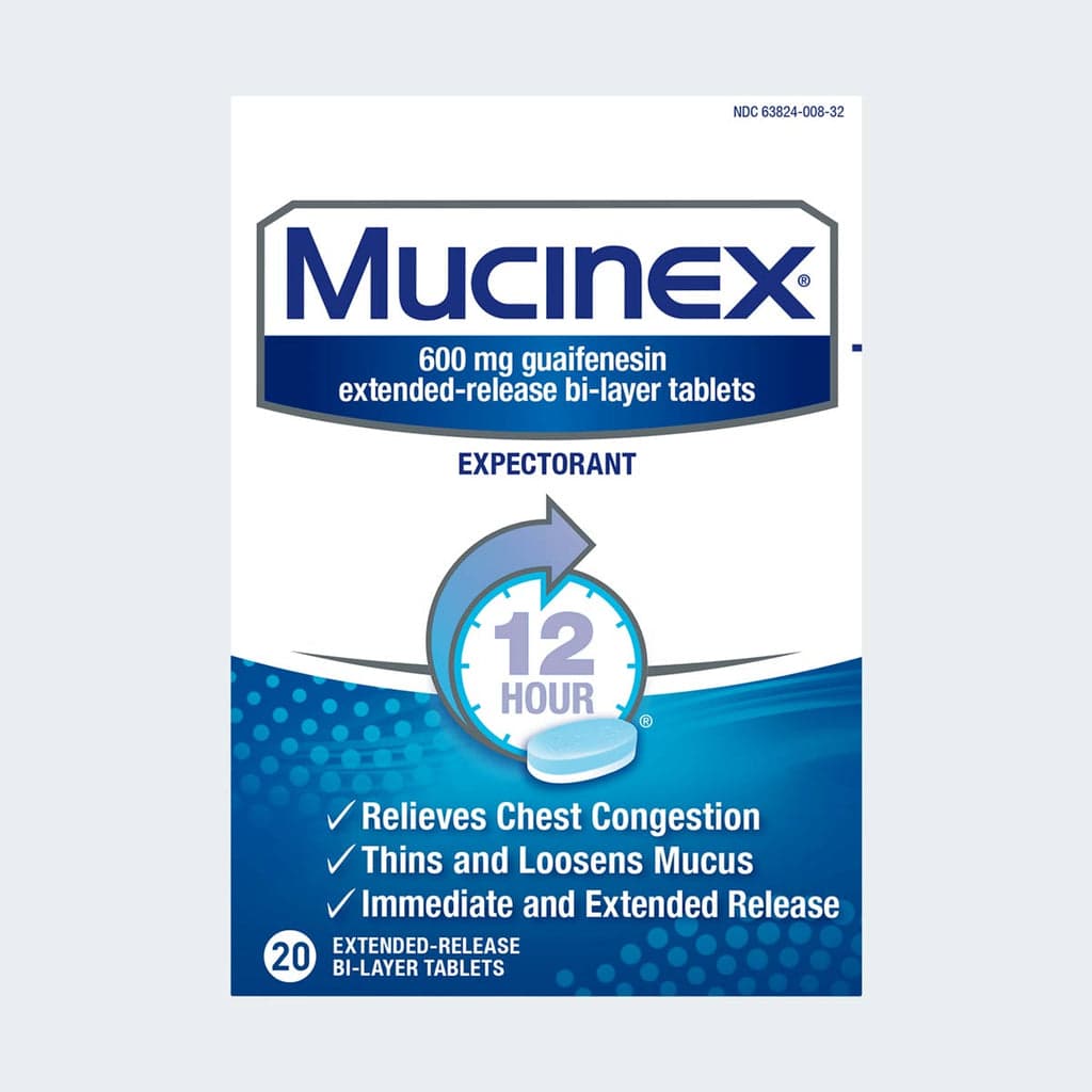 Mucinex Guaifenesin Extended-Release Bi-Layer Tablets, 600 mg - Box of 20 - Image 1