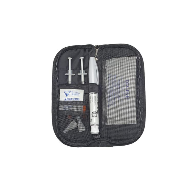 Dia-Pak Daymate Diabetes Organizer with Gel Pack - Black