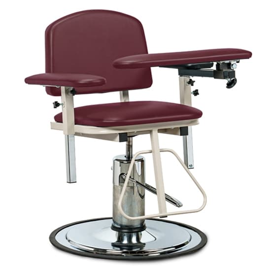Clinton H Series, Padded, Blood Drawing Chair with Padded Arms - Image 2