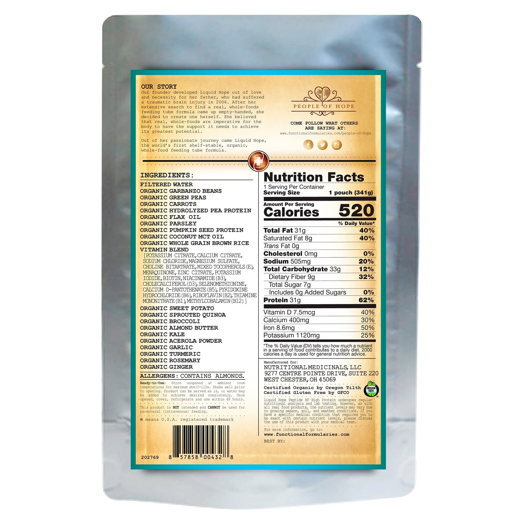 Liquid Hope Peptide High Protein Formula - Image 2