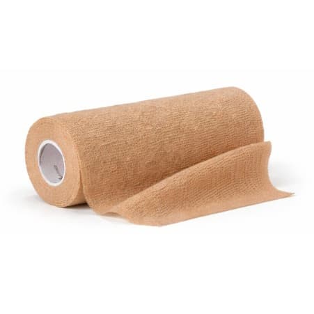 Cardinal Health Self-Adherent Cohesive Bandages, Non-sterile, 6" x 5 Yard, Tan - Each - Image 1