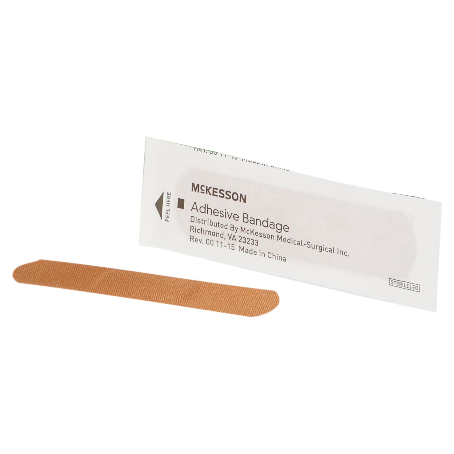 McKesson Fabric Adhesive Bandage, 3/4 x 3 Inch - Box of 100 - Image 2