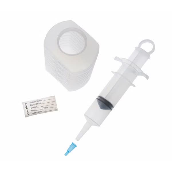 AMSure Piston Syringe Irrigation Kit with 500mL Container, Poly Pouch - Each - Image 1