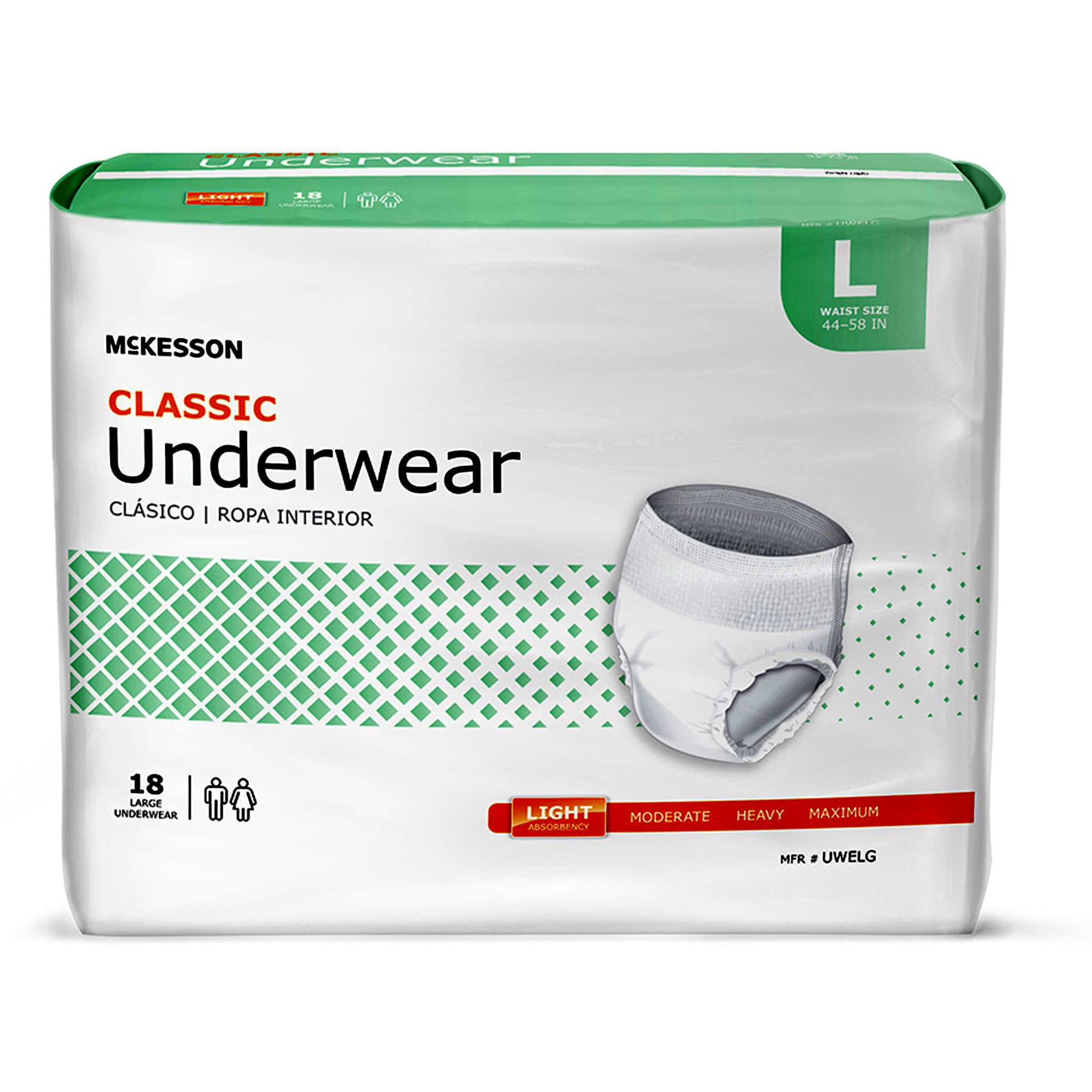 McKesson Classic Incontinence Underwear