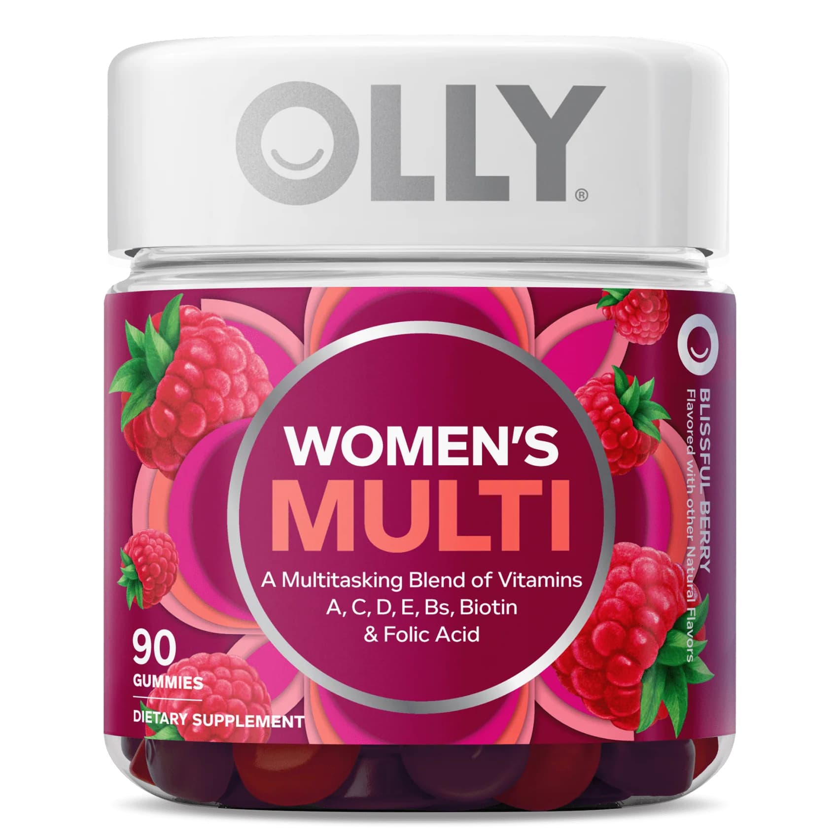 OLLY Women's Multi-Tasking Blend of Vitamins A, C, D, E, Bs, Biotin & Folic Acid - Image 1
