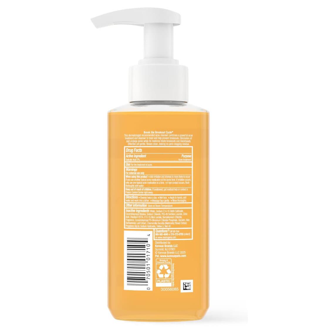 Neutrogena Oil-Free Acne Wash - Image 2