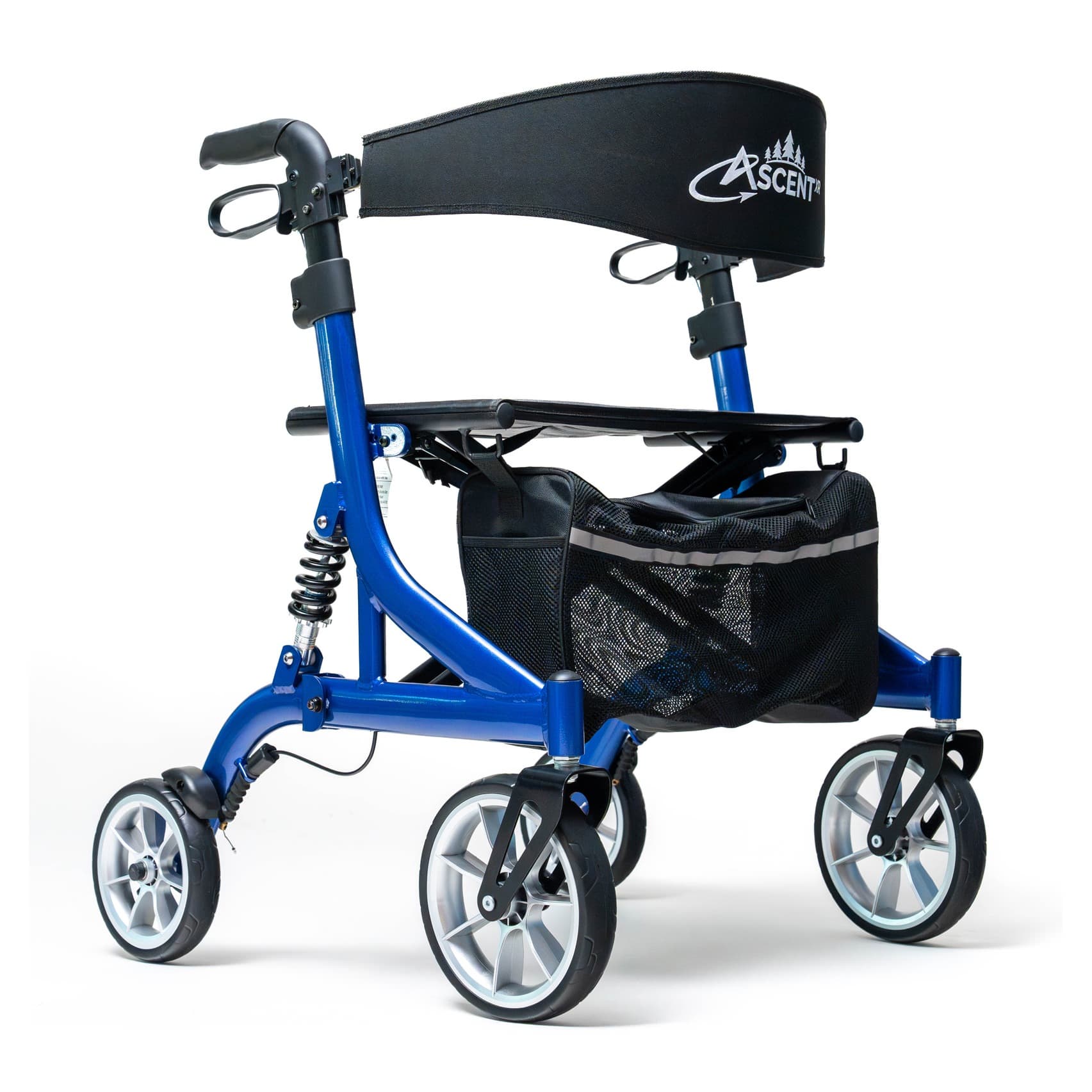 ProBasics Ascent XR Euro-Style Rollator, Cobalt Blue