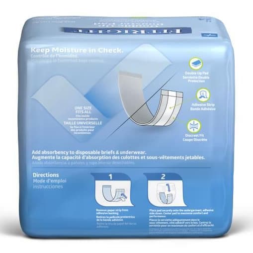 FitRight Double Up Thin Incontinence Booster Pads - Image 2