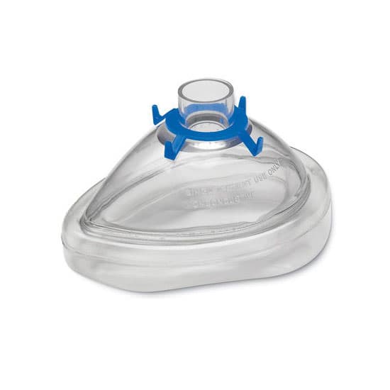 Sure Seal Large Adult Air Cushion Mask, Blue Color Ring, 22mm Connector - Image 1