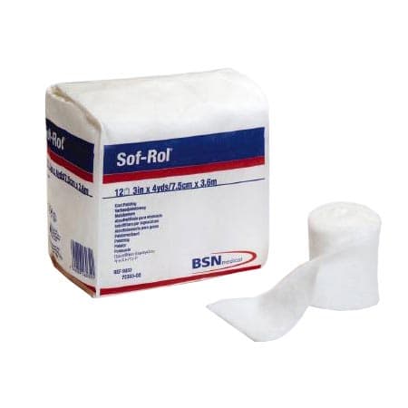 Sof-Rol Undercast Cast Padding, 6" x 4 Yards, Non Sterile - Bag of 6 - Image 1