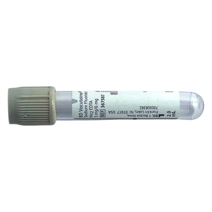 BD Vacutainer Plus Sodium Fluoride and Na2 EDTA Blood Collection Tubes - Image 2