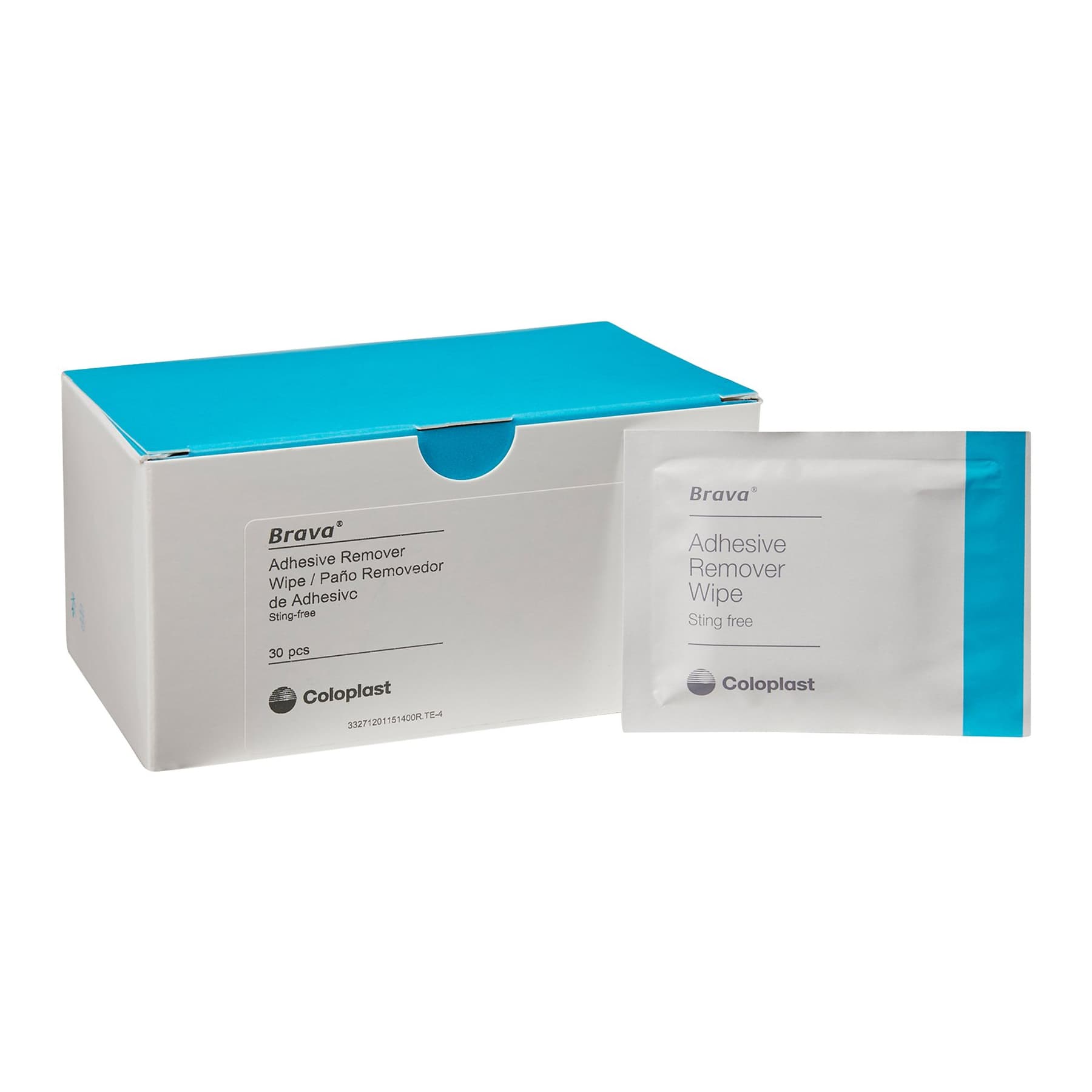 Coloplast Brava Adhesive Remover Wipes - Box of 30 - Image 1