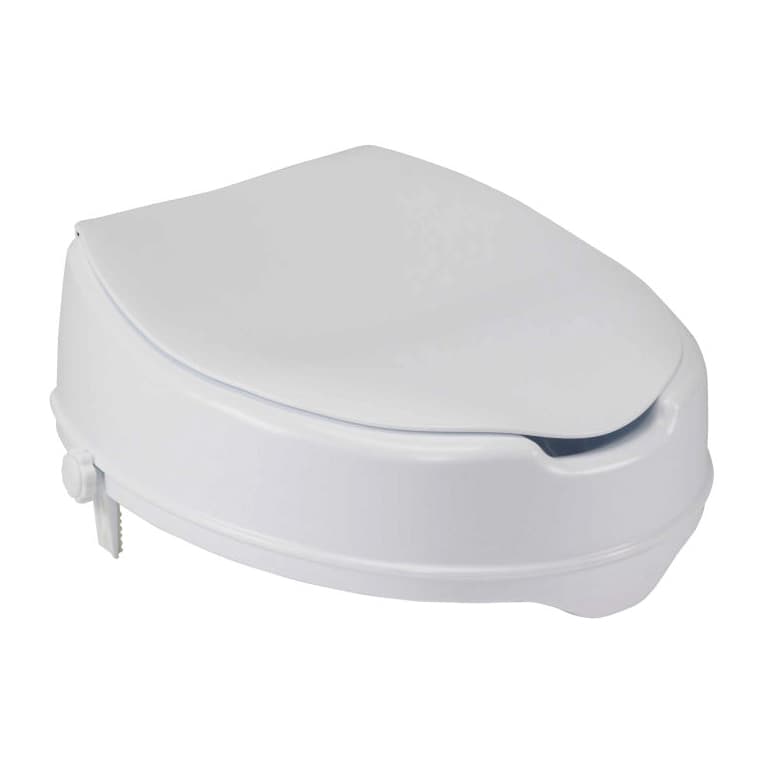 Drive Raised Toilet Seat with Lid, 2" - Image 1