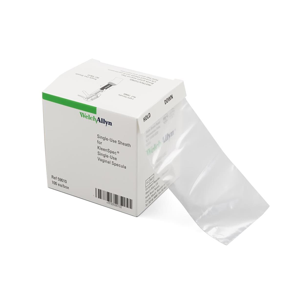 Welch Allyn Disposable Sheaths for KleenSpec Cordless Illumination System - Case of 500 - Image 1