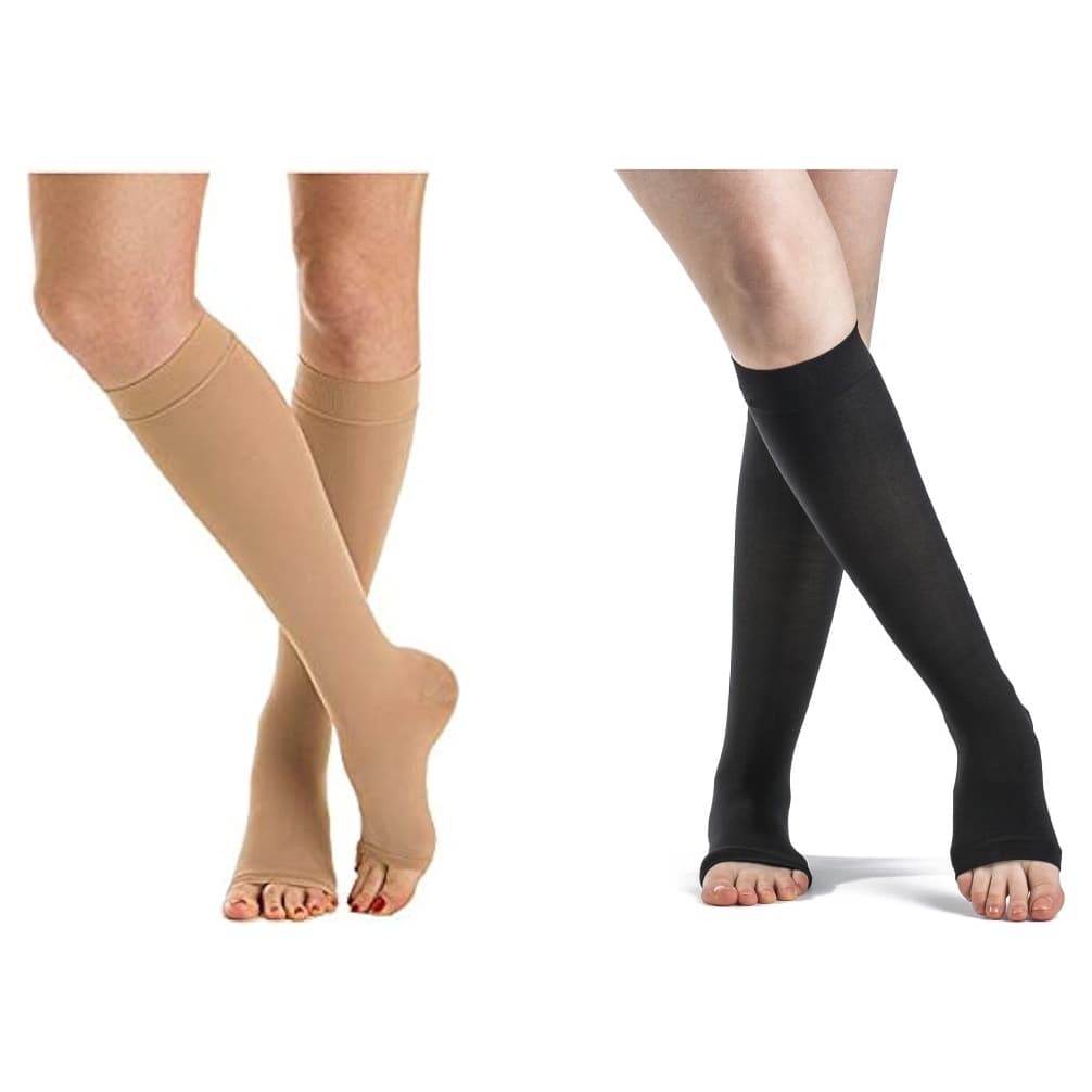 Sigvaris Sheer Fashion Knee High Compression Socks, 15-20mmHg - Image 2