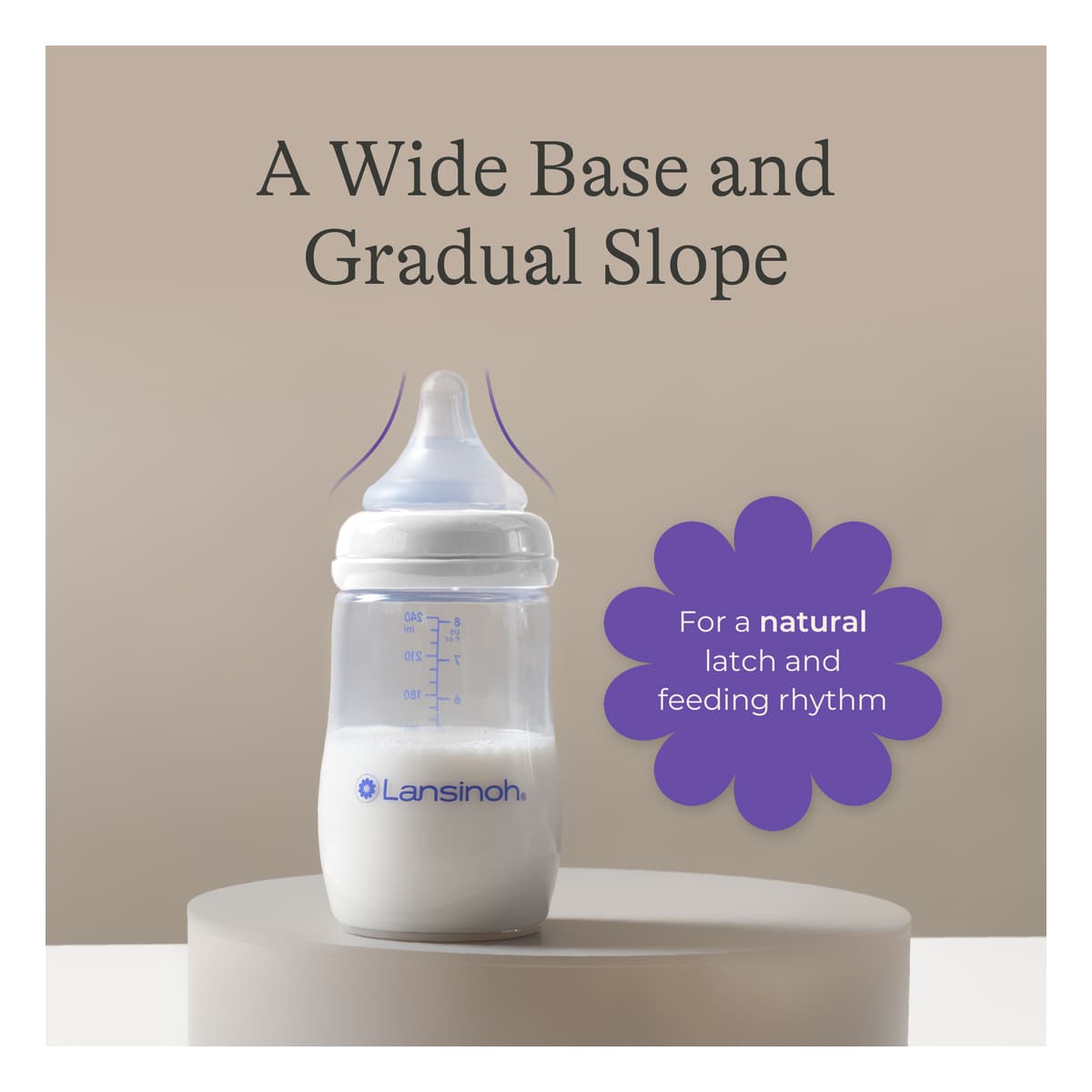 Lansinoh Baby Bottles with Medium Flow Nipple - Image 2