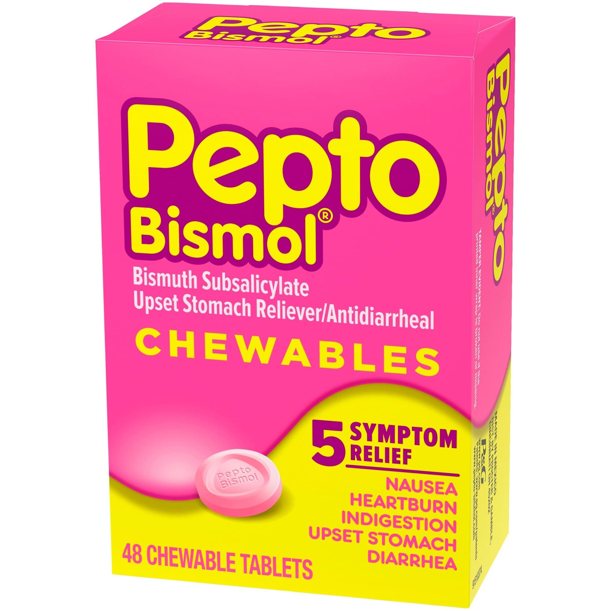 Pepto Bismol Anti-Diarrheal Chewable Tablets - Image 3